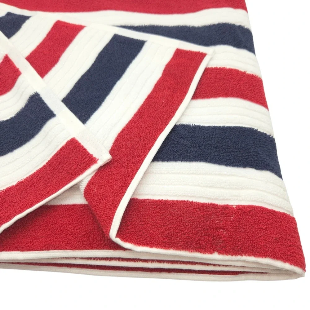 Rachel Zoe Americana Striped Oversized Beach Towel 40x70 Pool Resort